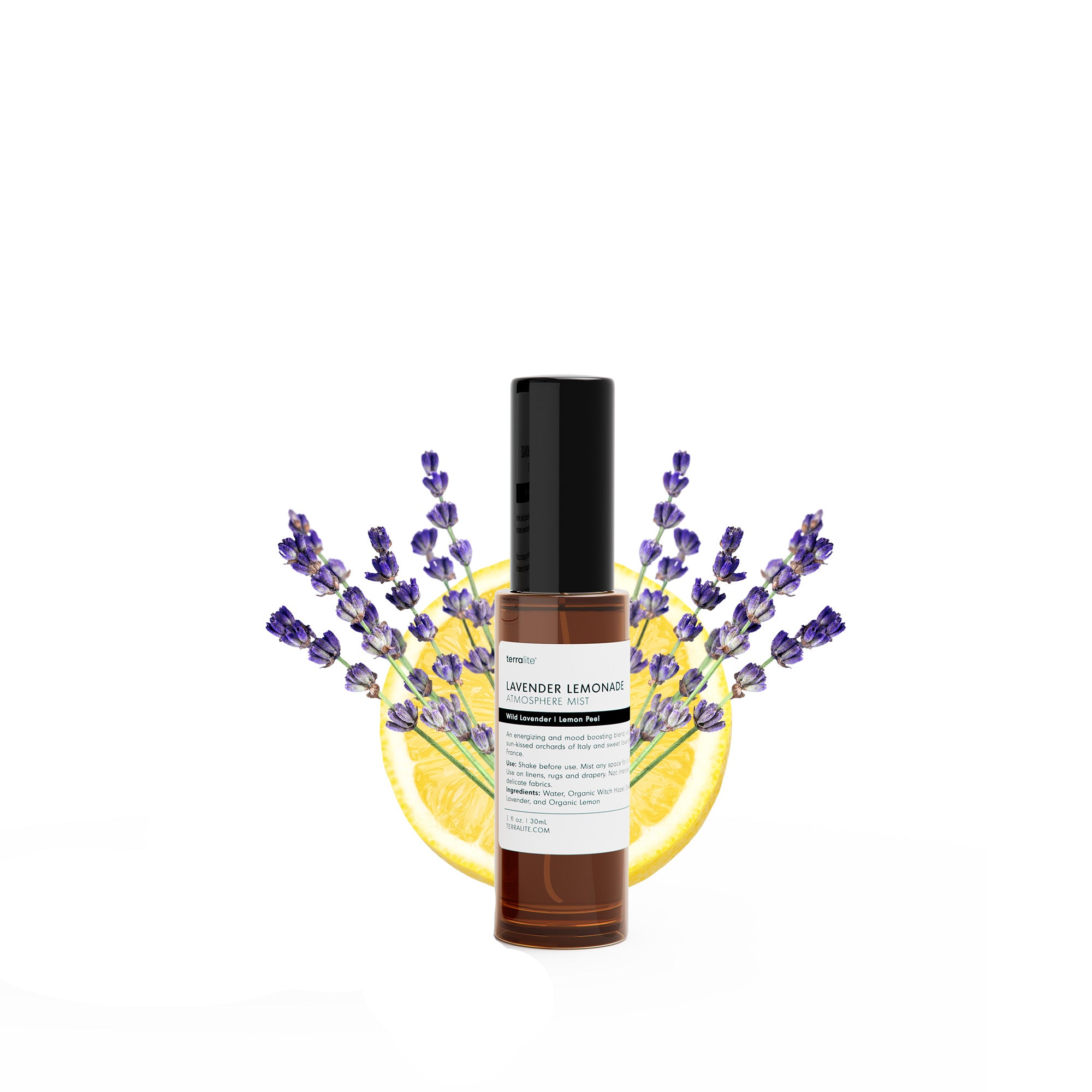 Lavender Lemonade Organic Room Spray Travel Size made with essential oils