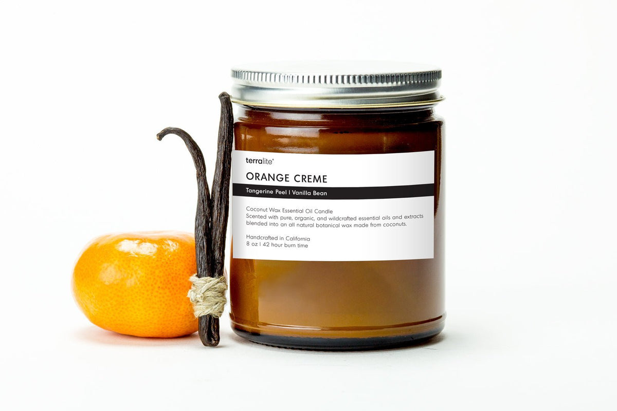 Orange Creme Essential Oil Candle (classic) Terralite