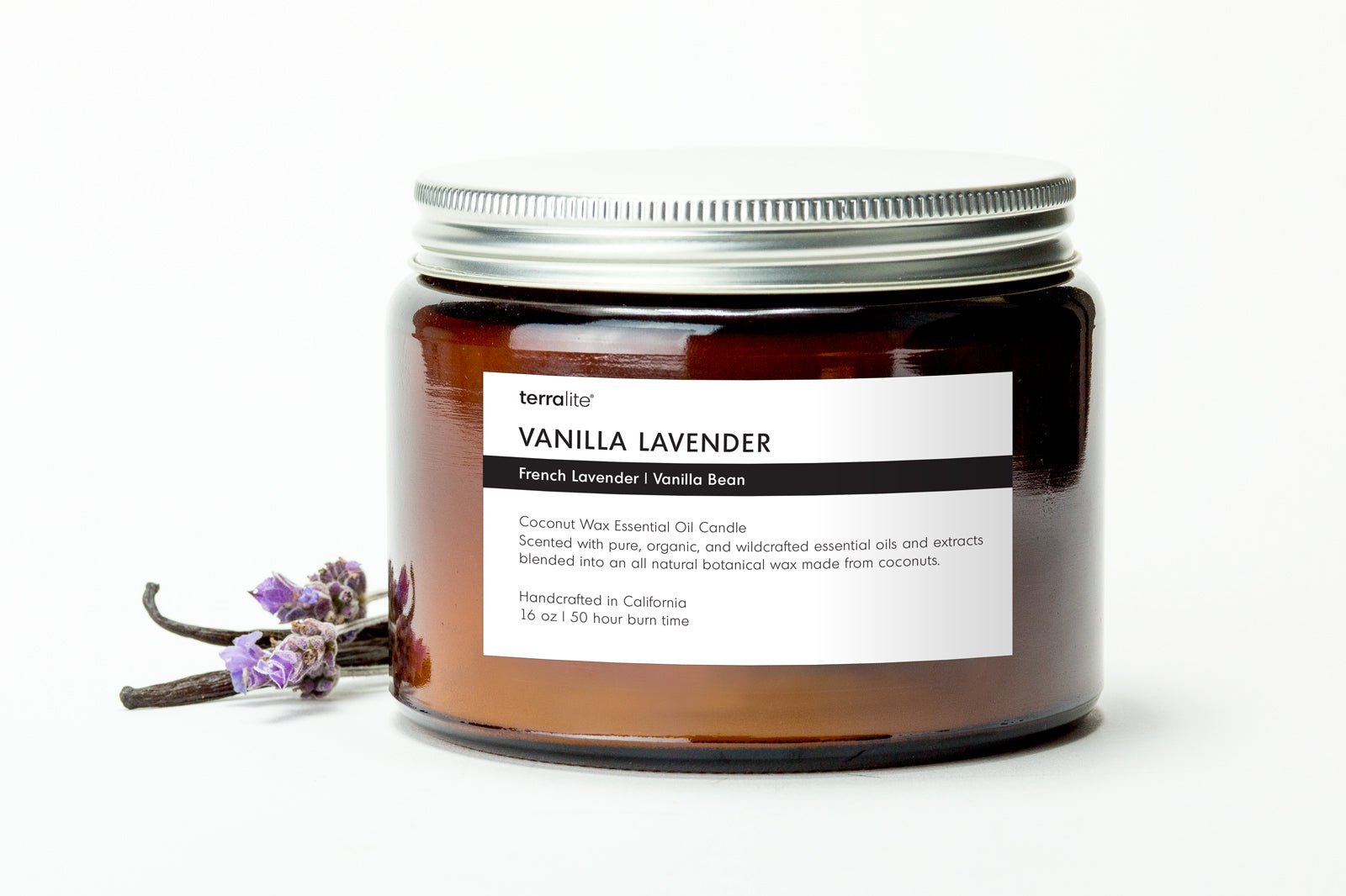 Lavender Vanilla - Scented Coconut Wax Candle