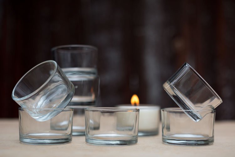 Glass Tealight Holders