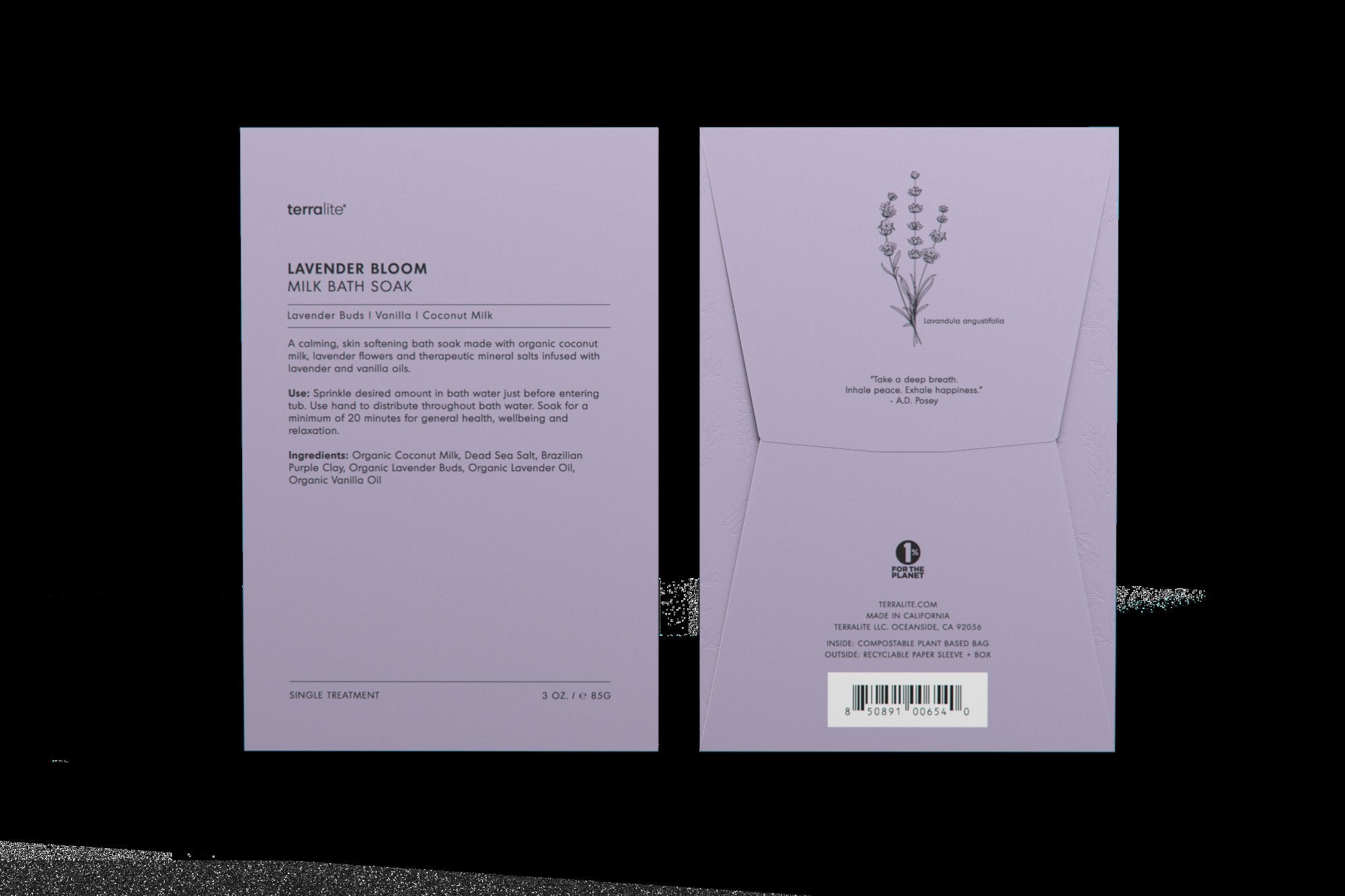 Organic Spa Treatments Collection including organic bath soaks, organic clay masks, organic body scrubs.