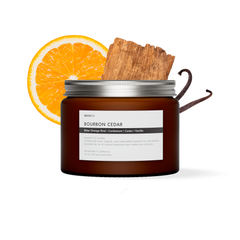 Bourbon Cedar - Essential Oil Candle (large)