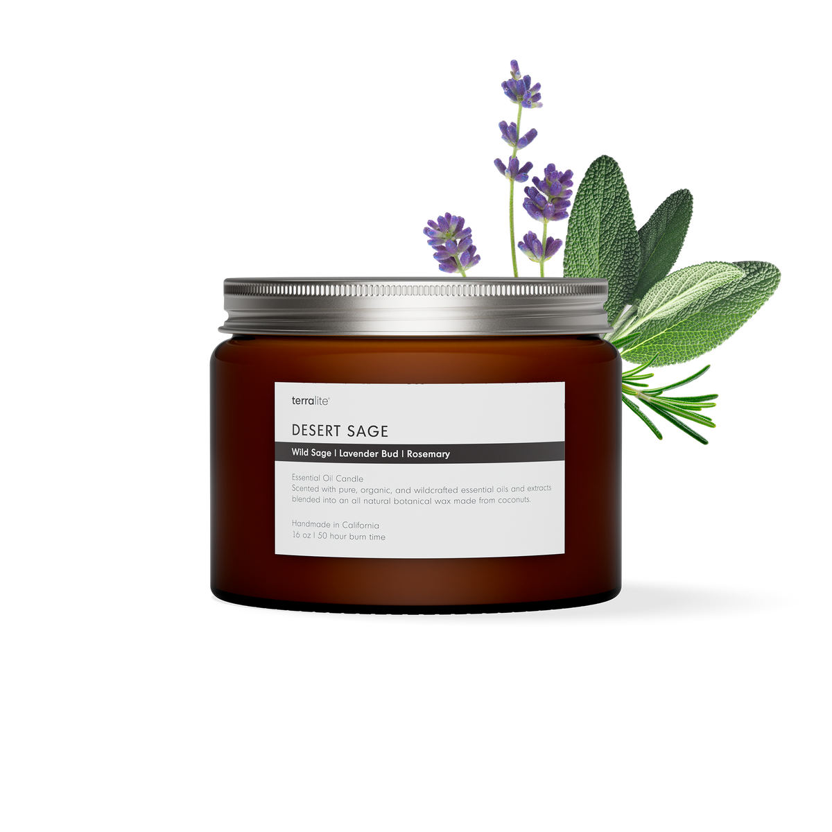 Desert Sage - Essential Oil Candle (large)