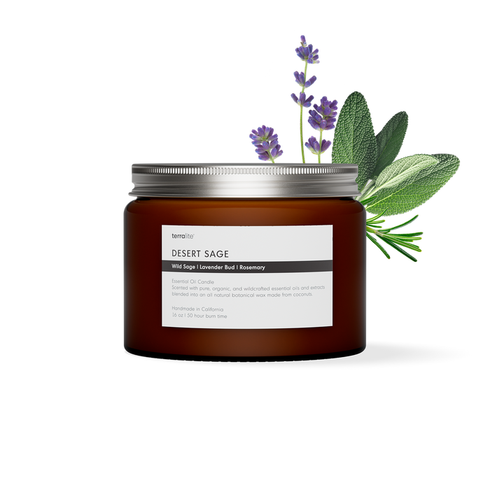 Desert Sage - Essential Oil Candle (large)