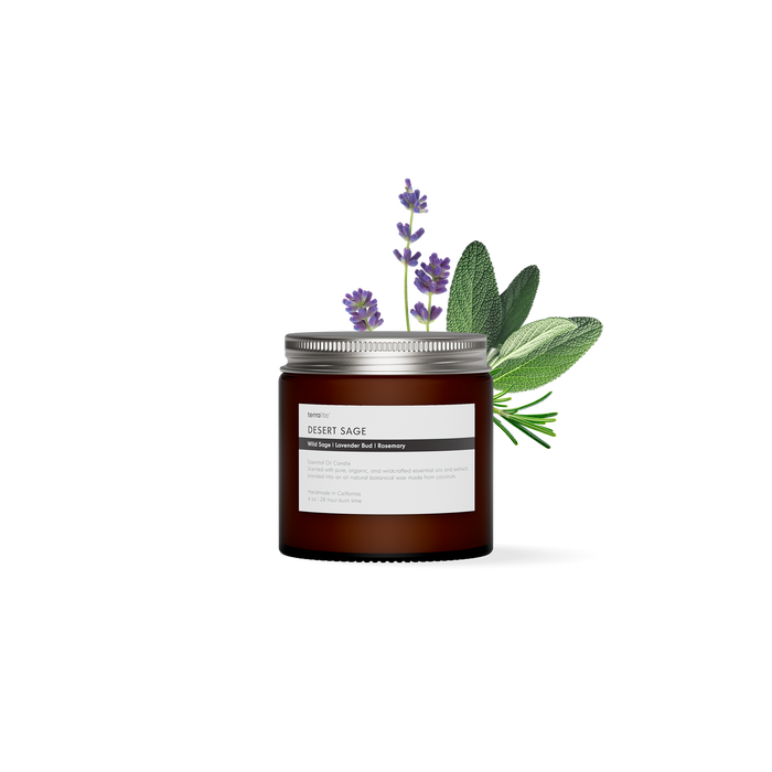 Desert Sage - Essential Oil Candle (travel)