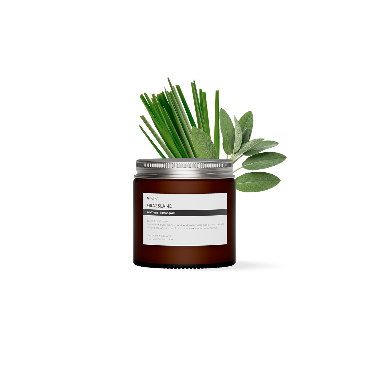 Grassland - Essential Oil Candle (travel)