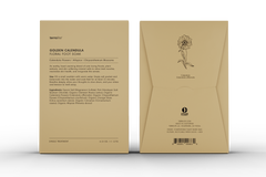 Golden Calendula Floral Foot Soak Organic - Single Treatment with Fall Autumn botanicals, Calendula, Allspice, Chrysanthemum, Organic Slices