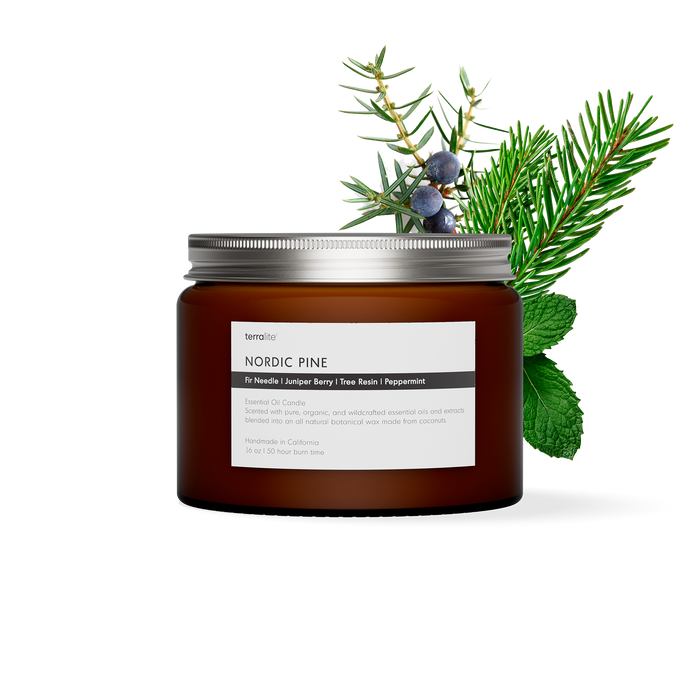 Nordic Pine - Essential Oil Candle (large)