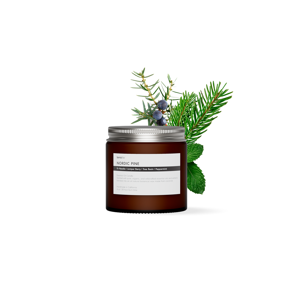 Nordic Pine - Essential Oil Candle (travel)