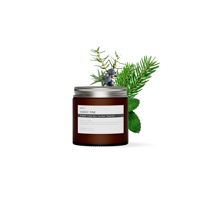 Nordic Pine - Essential Oil Candle (travel)
