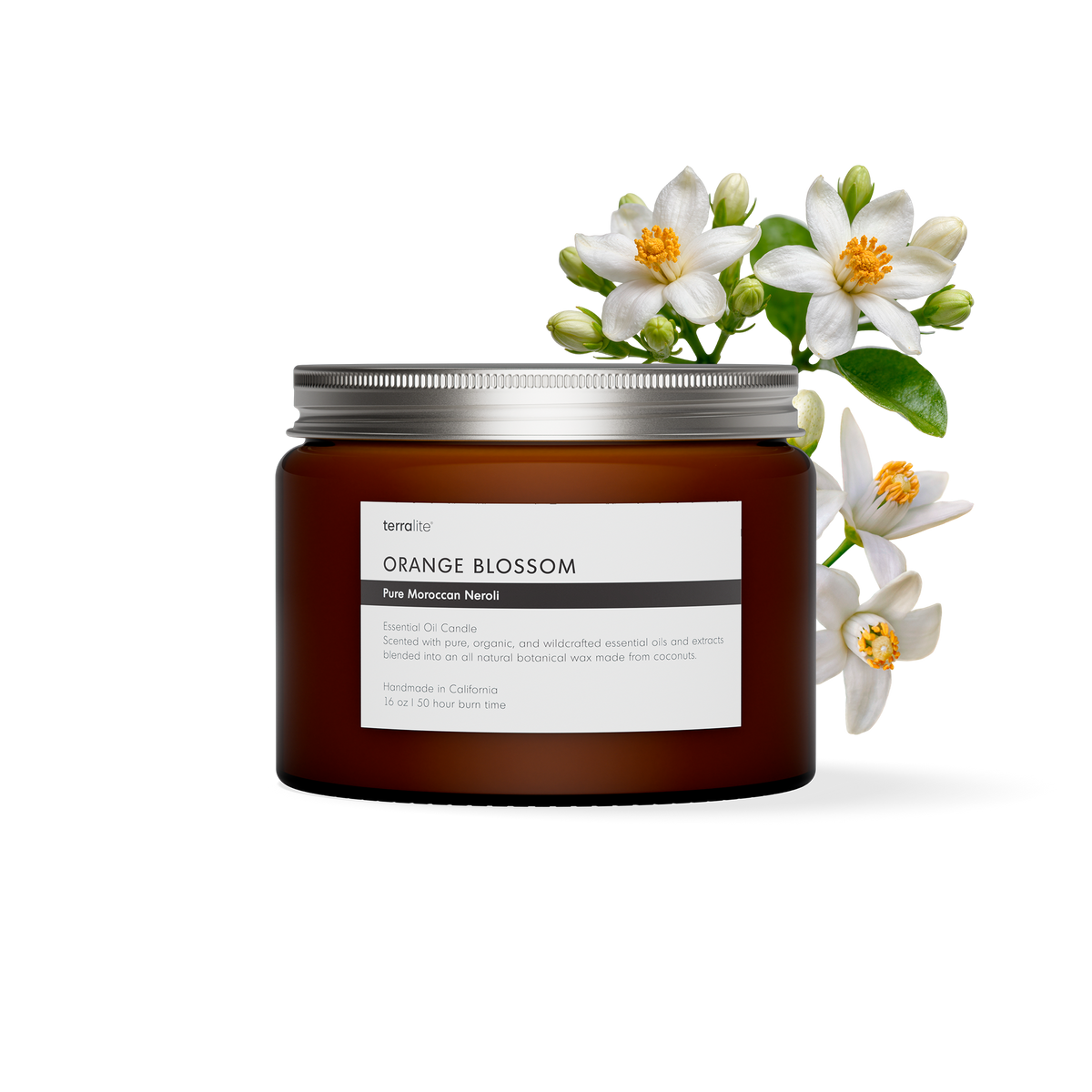 Orange Blossom - Essential Oil Candle (large)