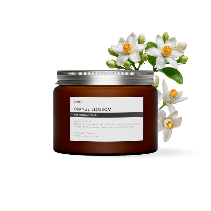 Orange Blossom - Essential Oil Candle (large)