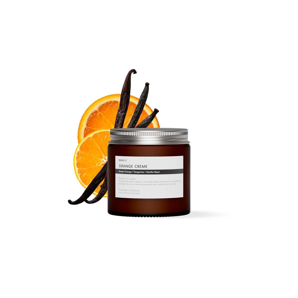 Orange Creme - Essential Oil Candle (travel)