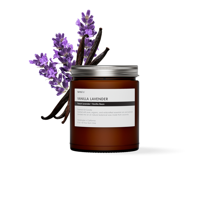 Vanilla Lavender - Essential Oil Candle (classic)