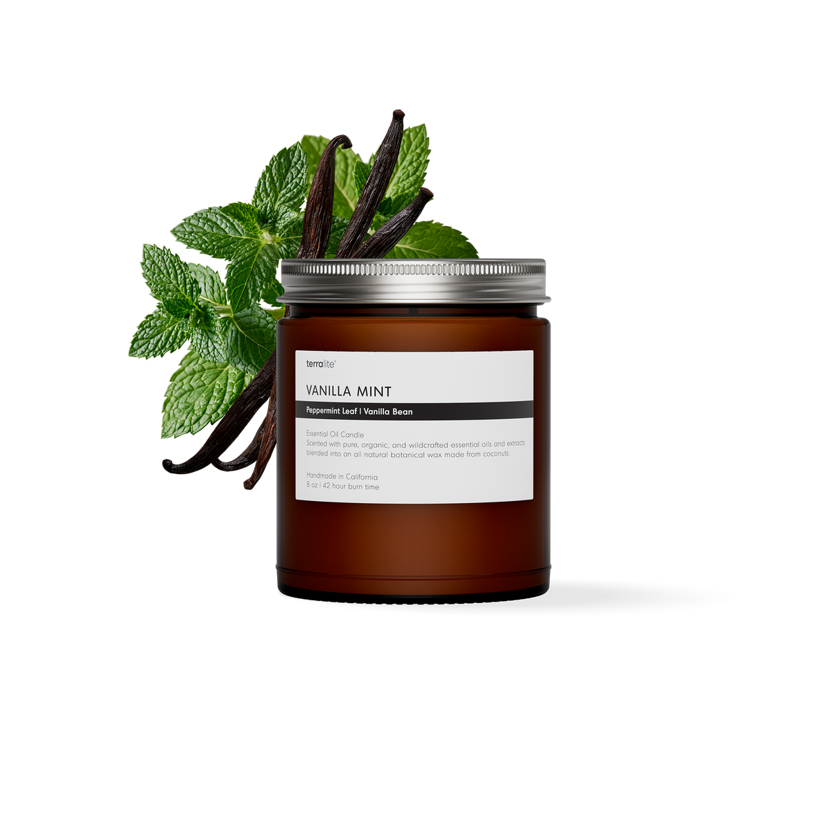 Vanilla Mint - Essential Oil Candle (classic)