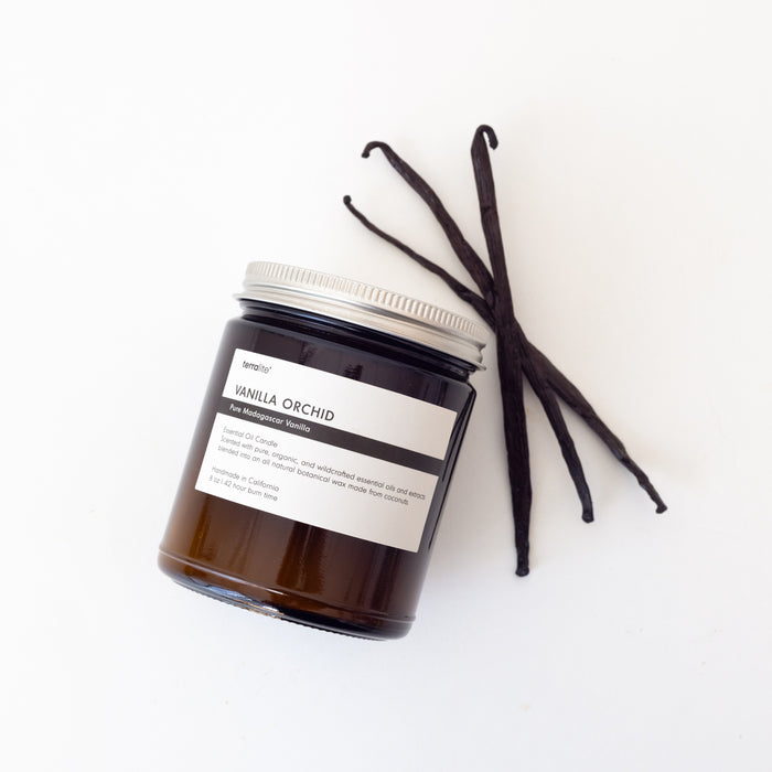 Vanilla Orchid - Essential Oil Candle (classic)