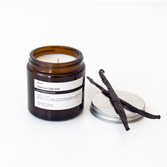 Vanilla Essential Oil Candle, all natural with organic essential oils - Travel Size