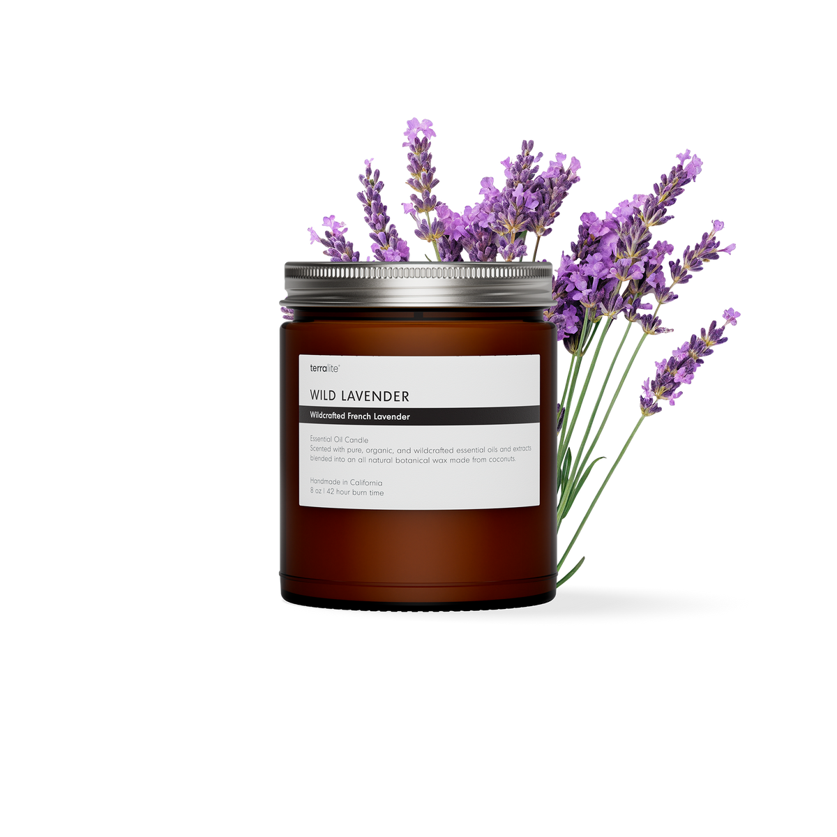 Wild Lavender - Essential Oil Candle (classic)