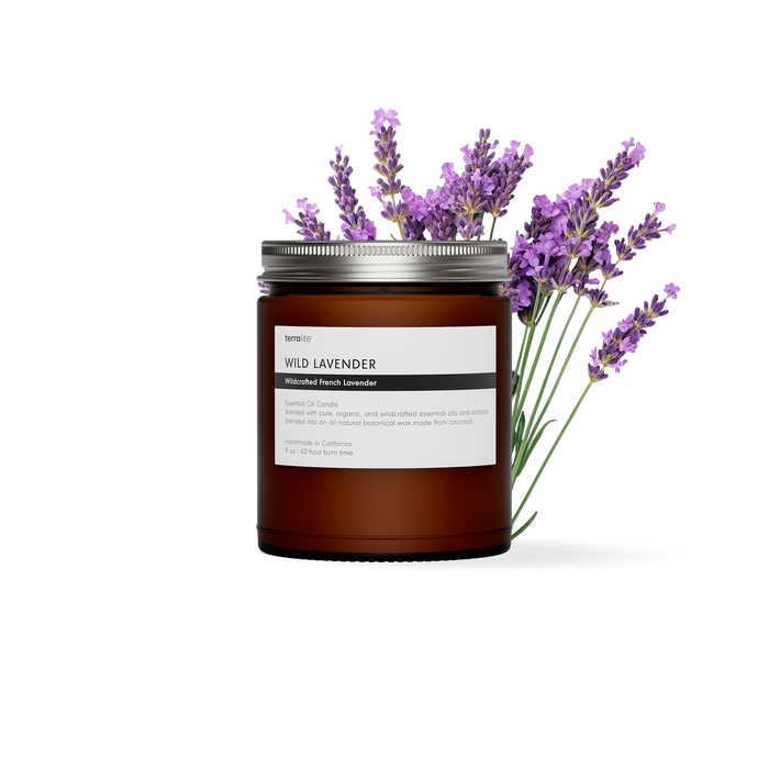 Wild Lavender - Essential Oil Candle (classic)