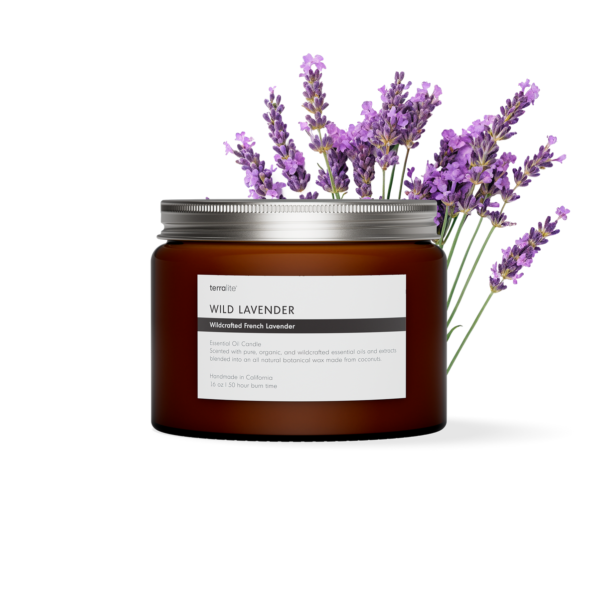 Wild Lavender - Essential Oil Candle (large)