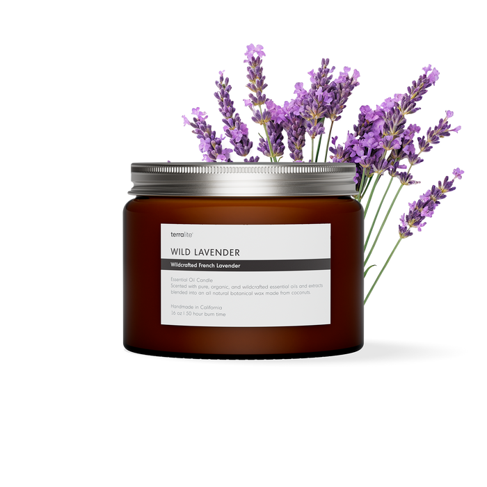 Wild Lavender - Essential Oil Candle (large)