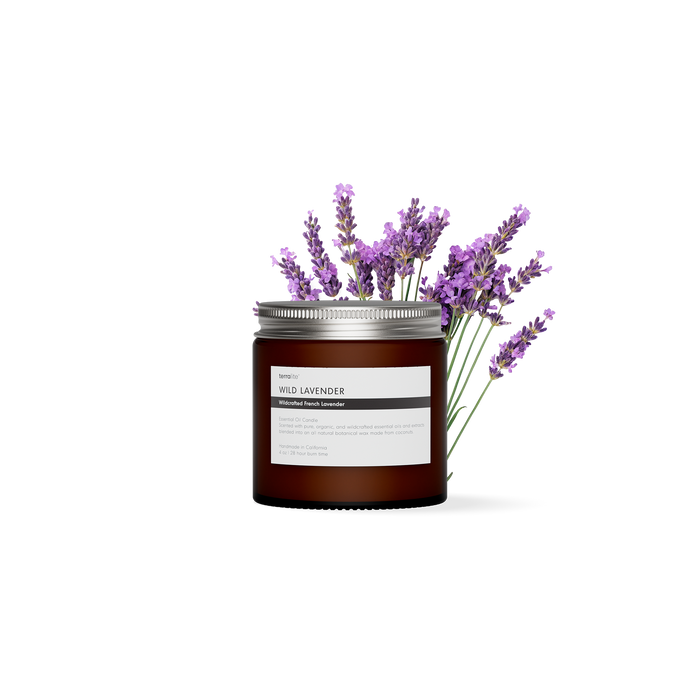 Wild Lavender - Essential Oil Candle (travel)