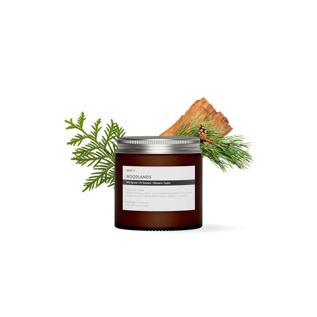 Woodlands - Essential Oil Candle (travel)