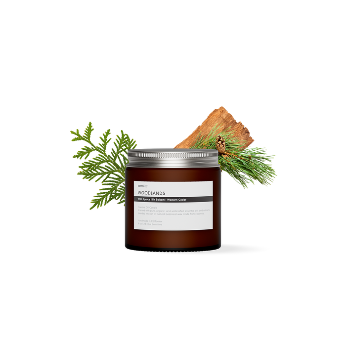 Woodlands - Essential Oil Candle (travel)