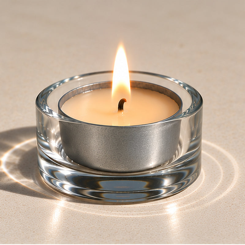 Tealight care: full melt pool