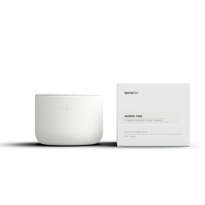 Nordic Pine - Essential Oil Ceramic Candle