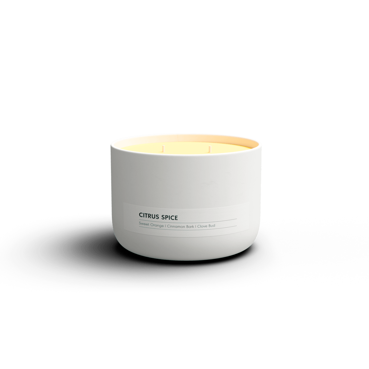 Citrus Spice Essential Oil Ceramic Candle Terralite