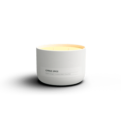 Citrus Spice Essential Oil Ceramic Candle no lid