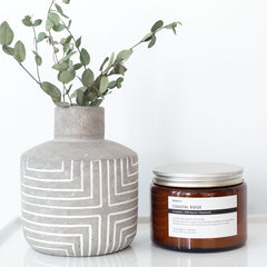 Coastal Ridge Essential Oil Candle - 16 oz. made with eucalyptus, wild spruce, and organic peppermint essential oils.