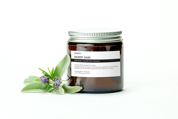 Desert Sage - Essential Oil Candle (travel)