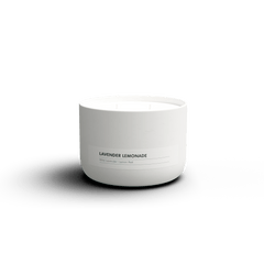 Lavender Lemonade Essential Oil Ceramic Candle no lid