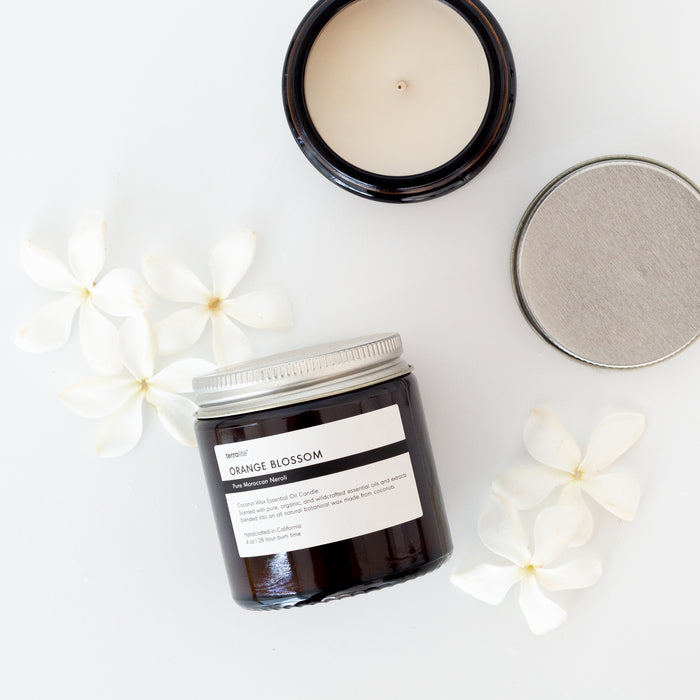 Orange Blossom - Essential Oil Candle (travel)